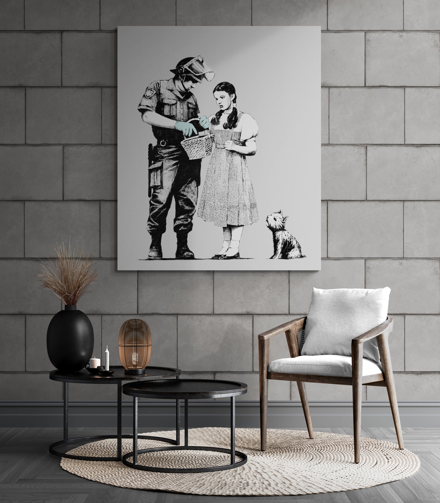 Banksy Dorothy Police Search and Stop Art Canvas
