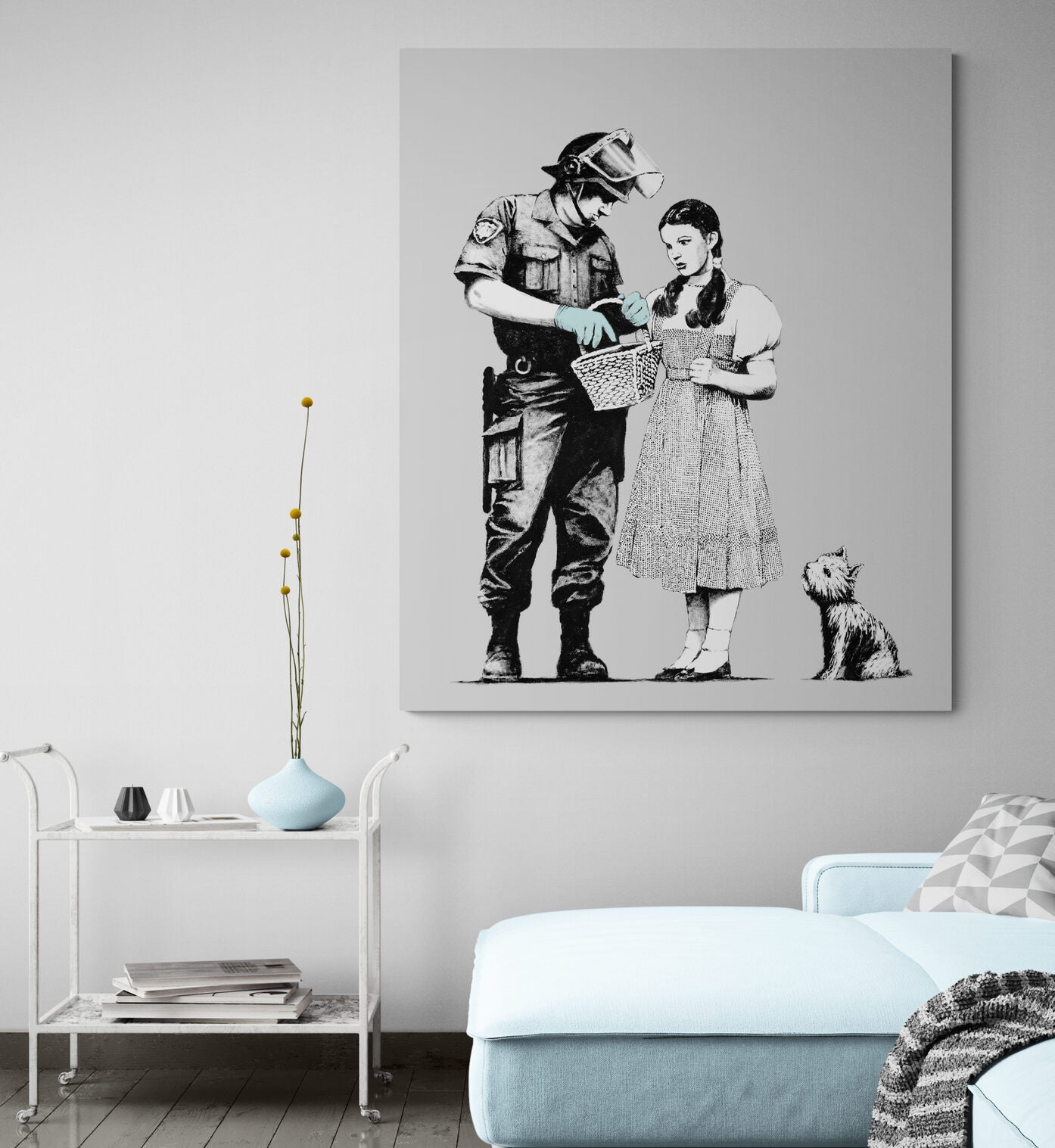 Banksy Dorothy Police Search and Stop Art Canvas
