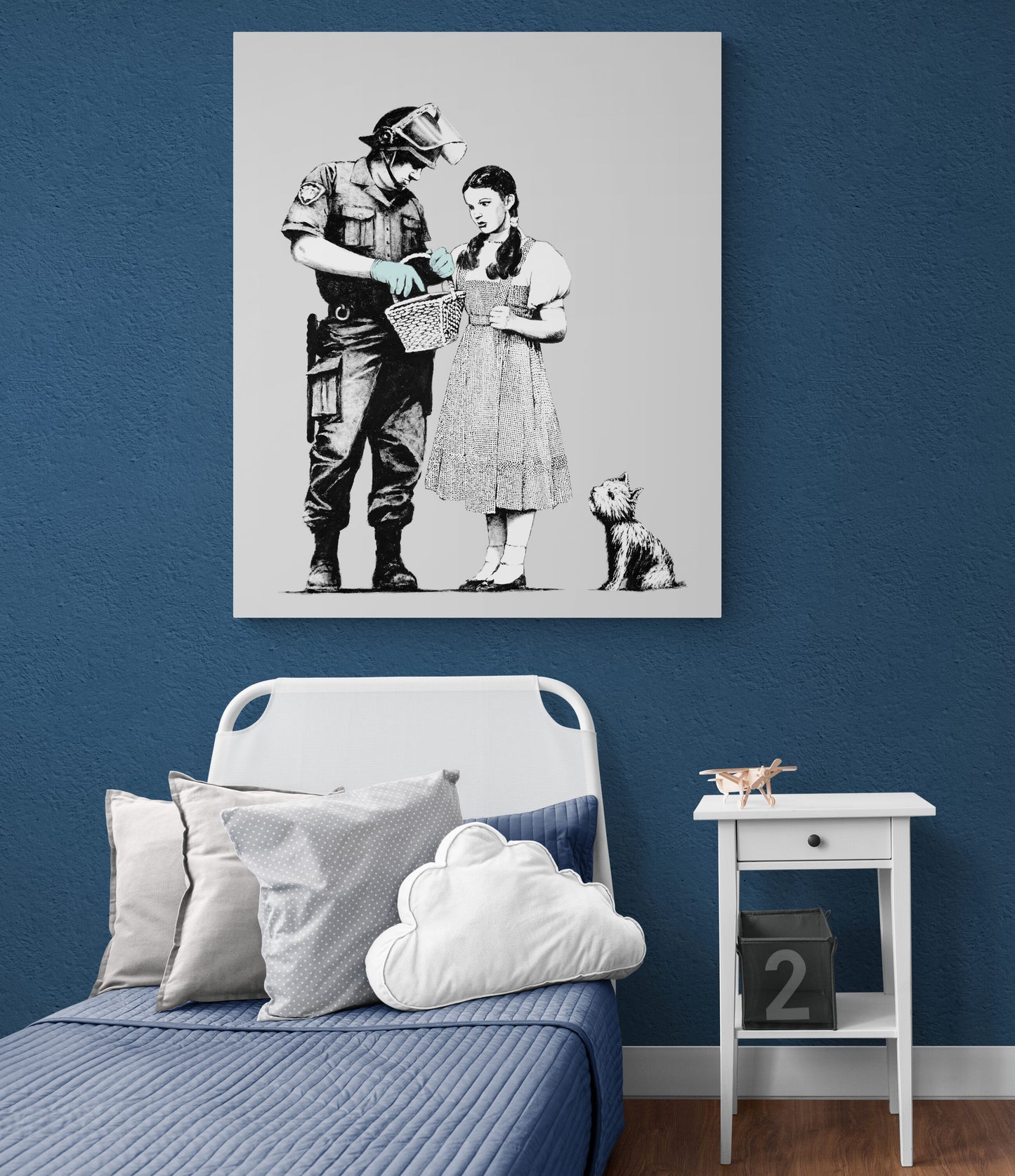 Banksy Dorothy Police Search and Stop Art Canvas