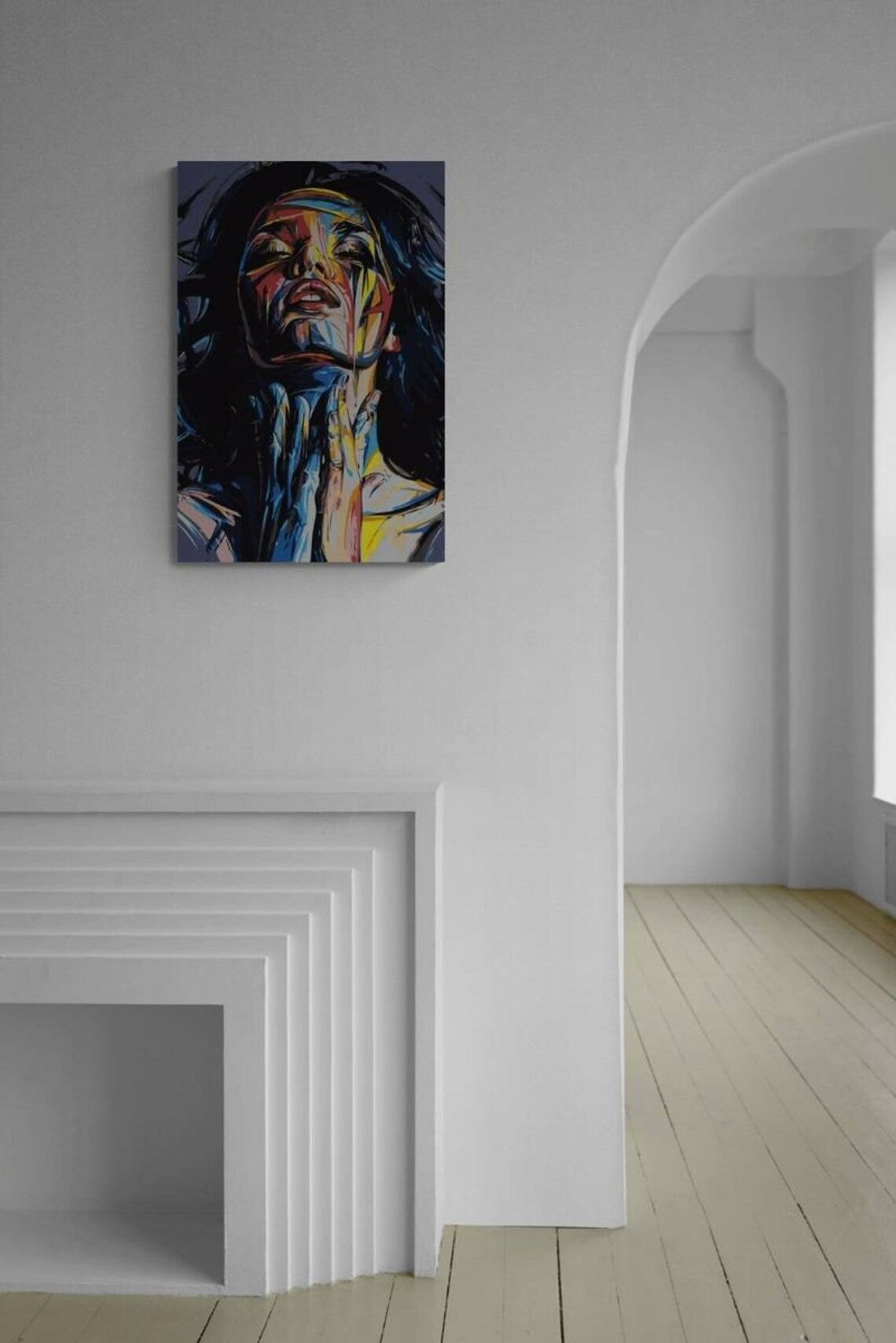 Colorful Lady Wall Art