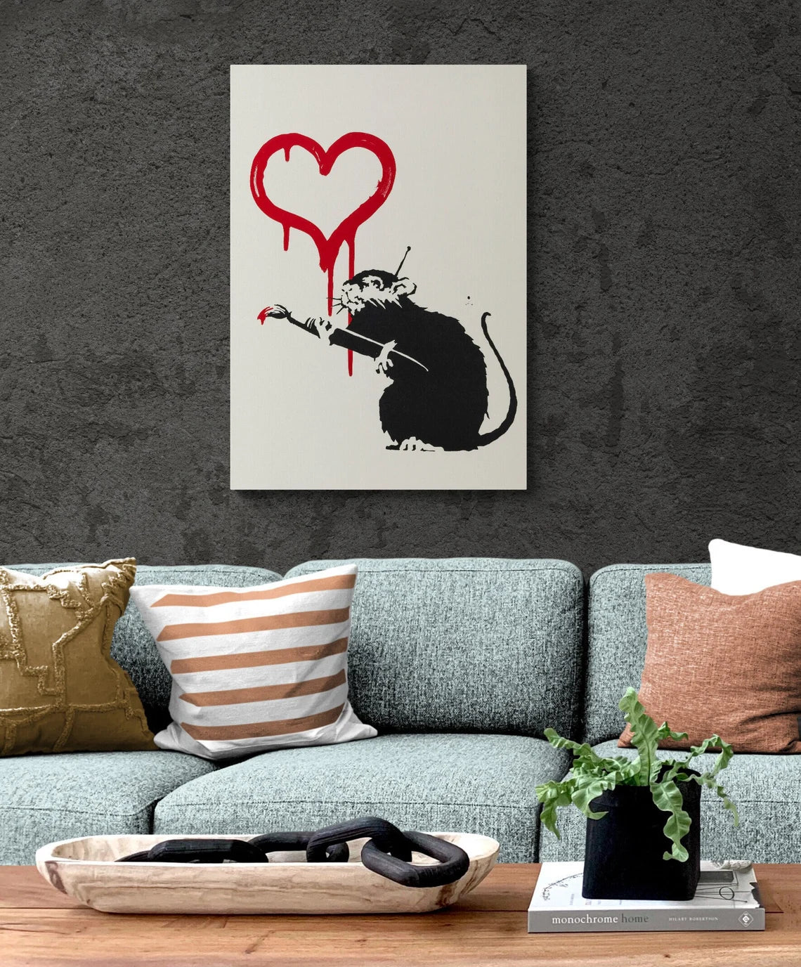 Banksy Love Rat Street Art