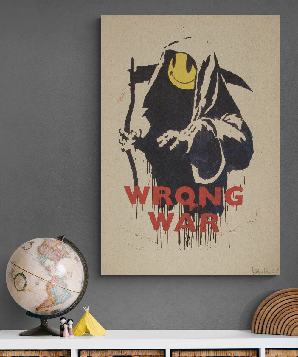 Banksy Wrong War Art Canvas