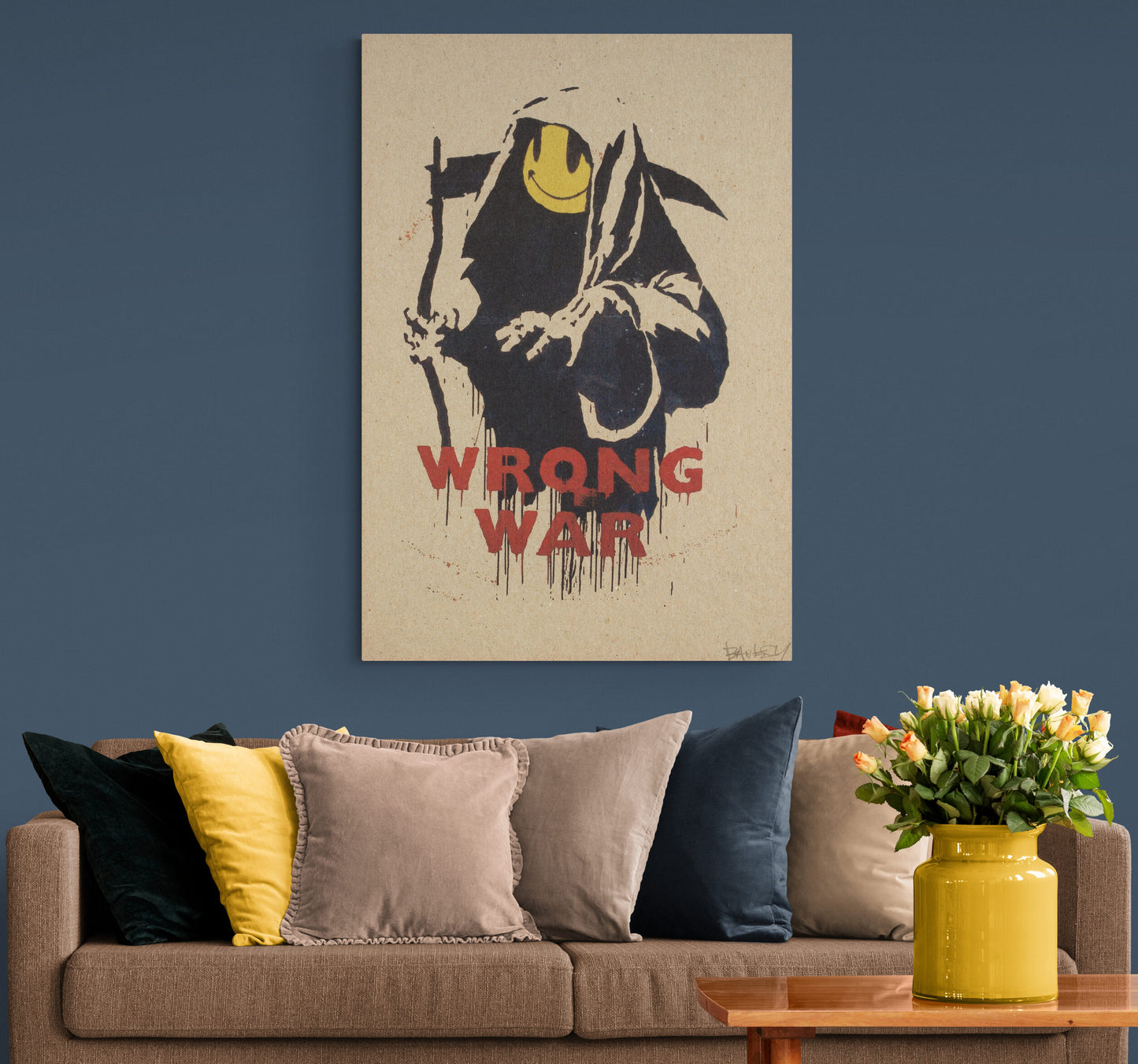 Banksy Wrong War Art Canvas
