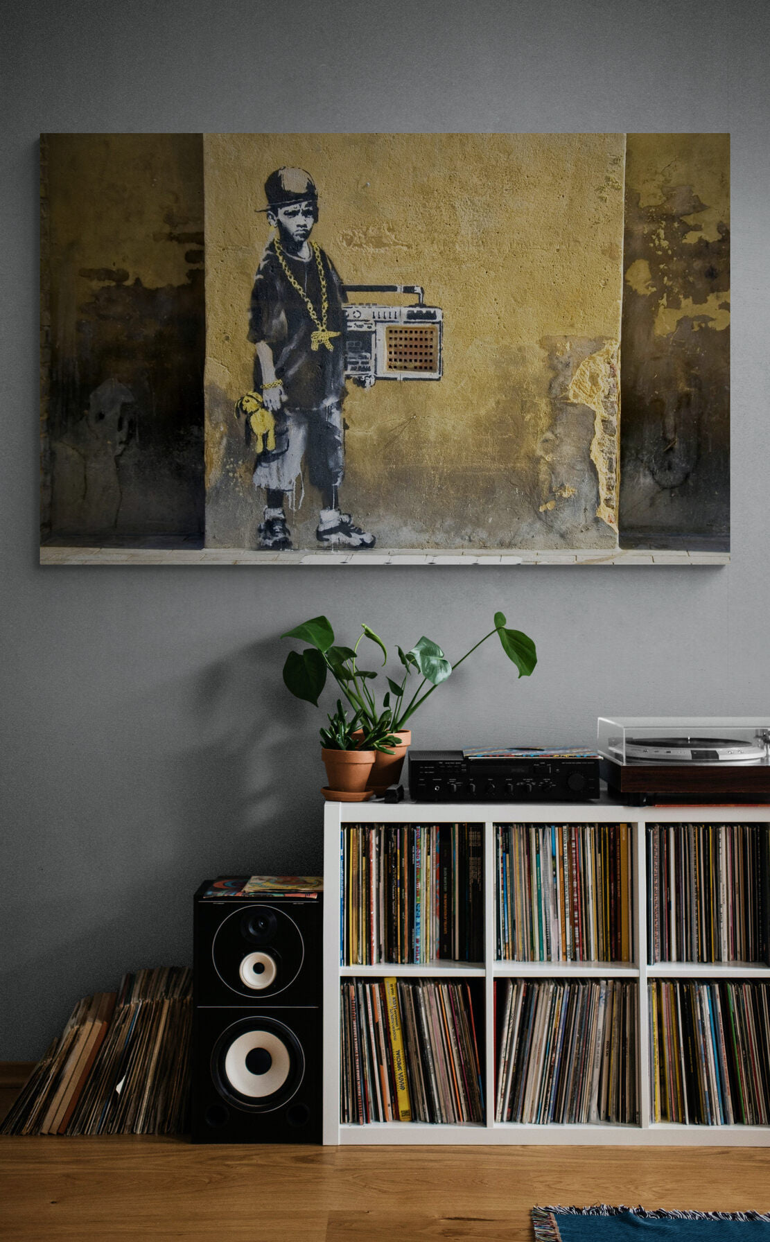 Banksy Hip Hop Boy Art Canvas