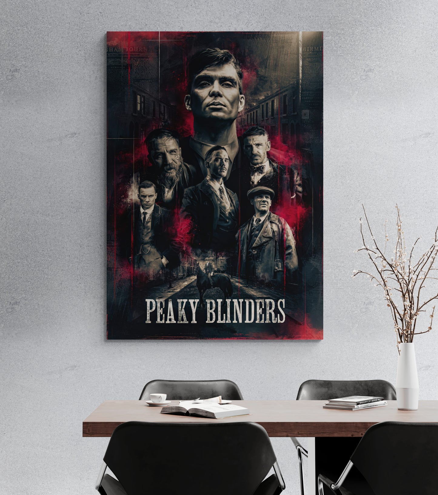 Peaky Blinders Poster Art Canvas