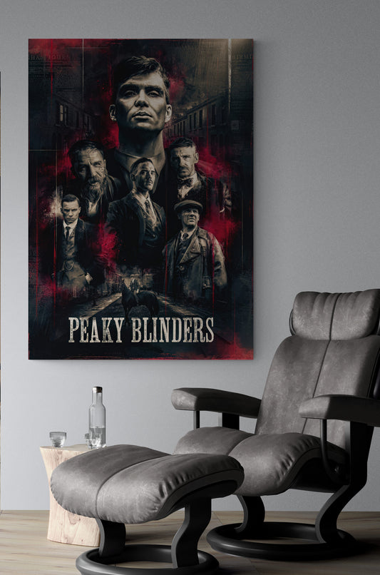 Peaky Blinders Poster Art Canvas