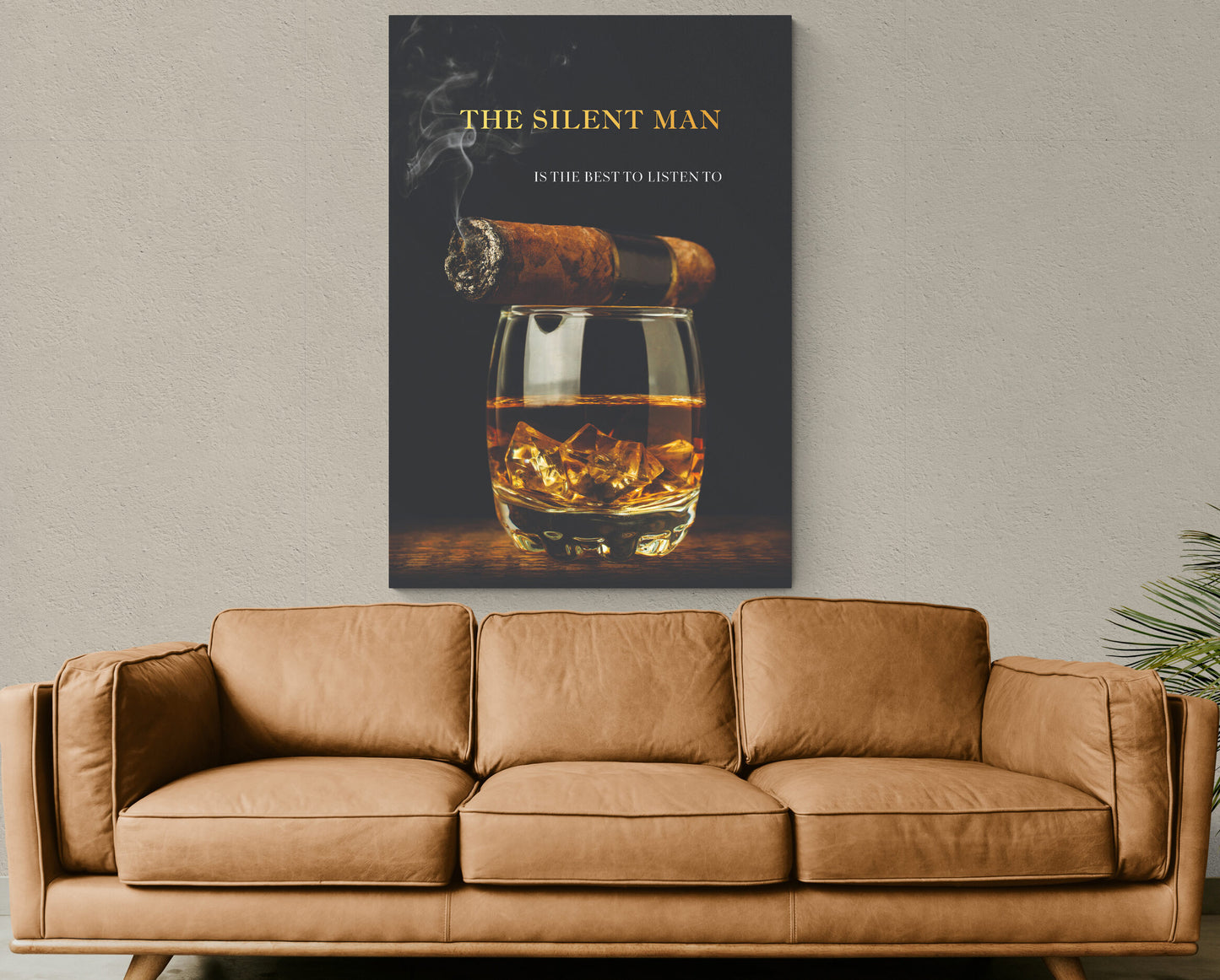 The Silent Man Art Canvas