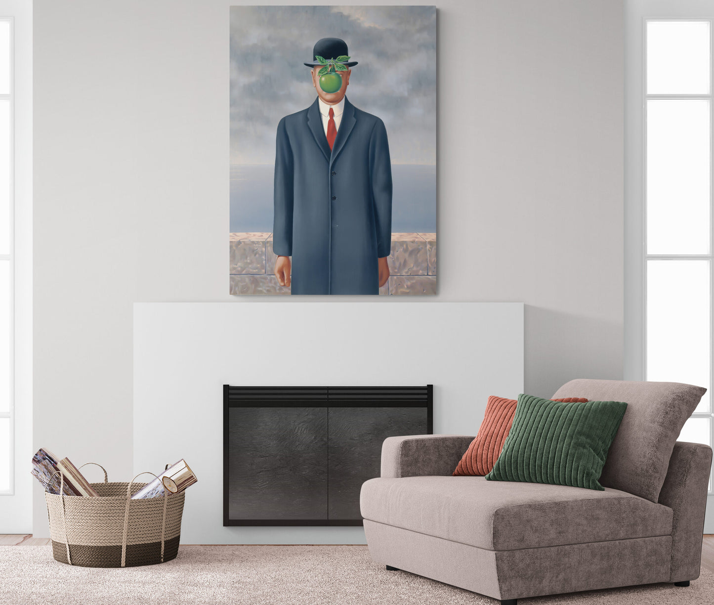René Magritte The Son of Man Canvas Art