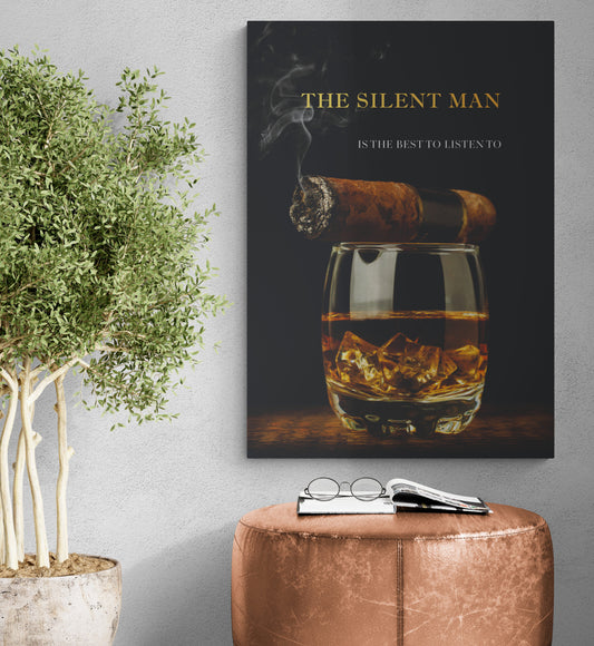The Silent Man Art Canvas