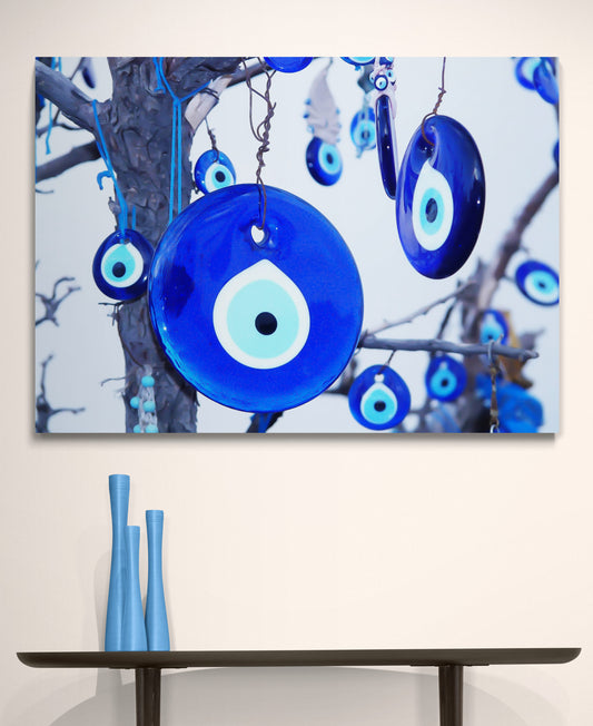 Evil Eye Wall Art Canvas