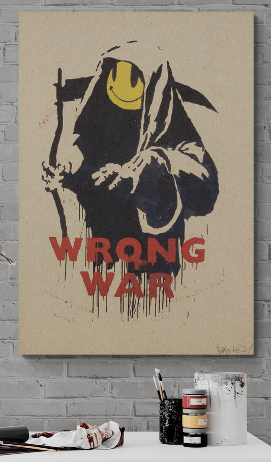 Banksy Wrong War Art Canvas
