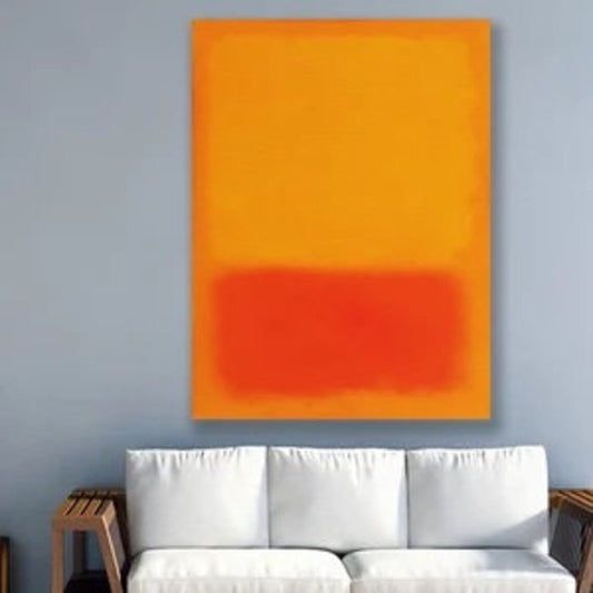 Mark Rothko Orange Canvas Art