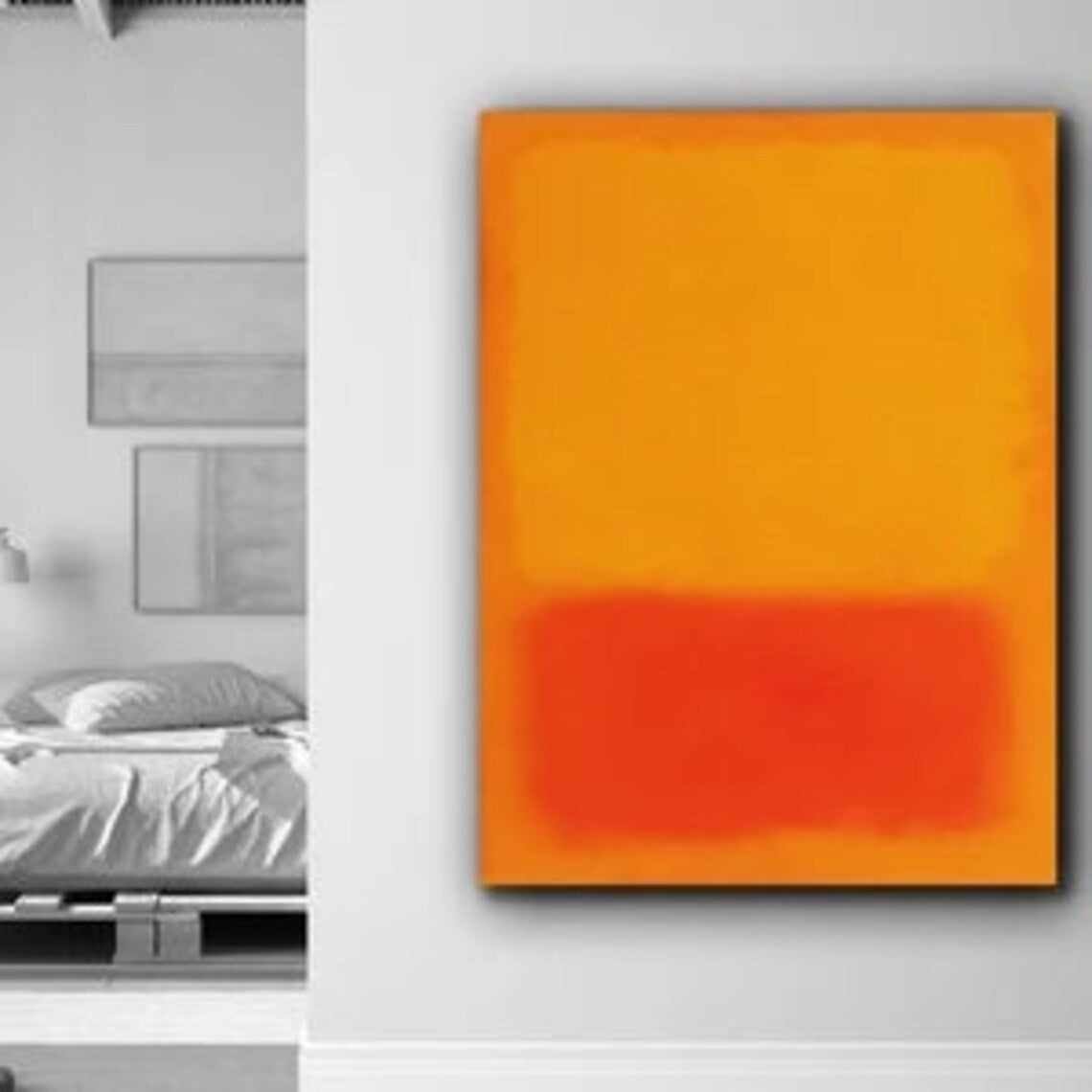 Mark Rothko Orange Canvas Art