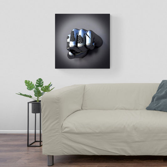 Fist Chain Design Wall Art