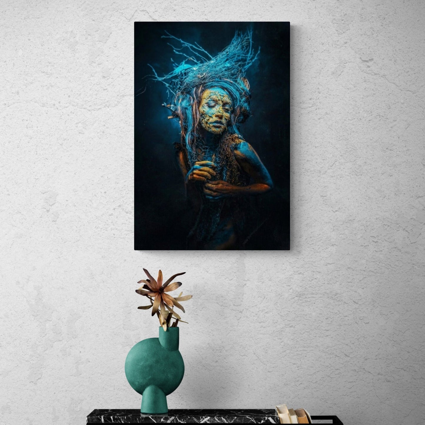 Girl in Forest Canvas Art
