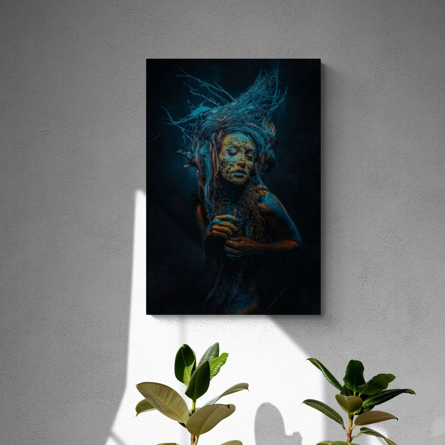 Girl in Forest Canvas Art