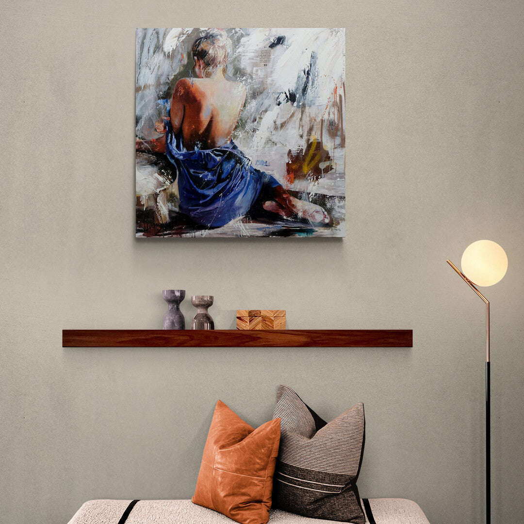 Nude Lady Paint Canvas Art